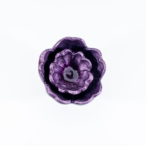 Purple Poppy Small 7 cm (Trade min 4 / Retail min 1) (***IN STOCK - MARCH 2024***)