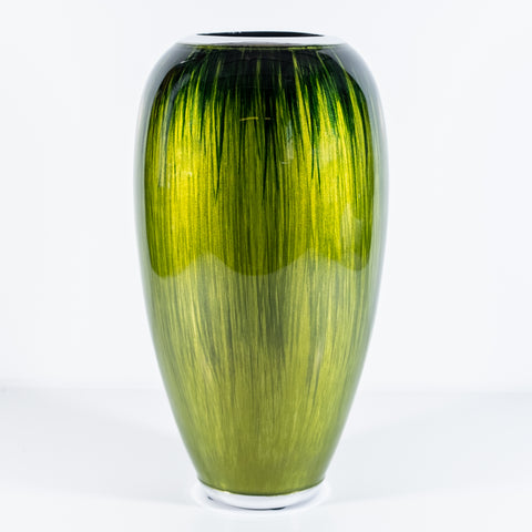 Brushed Green Vase (Trade min 4 / Retail min 1)  (***IN STOCK - MARCH 2024***)