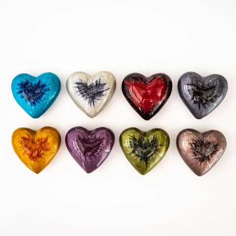 Coloured Large Hearts 5 cm (Trade min 16 per box / Retail min 1)