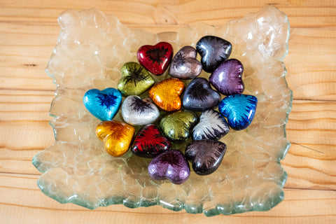 Coloured Small Hearts 3.5 cm (Trade min 32 per box / Retail min 1)