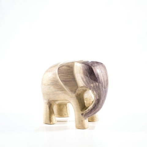 Brushed Silver Elephant Large 9 cm (Trade min 4 / Retail min 1)