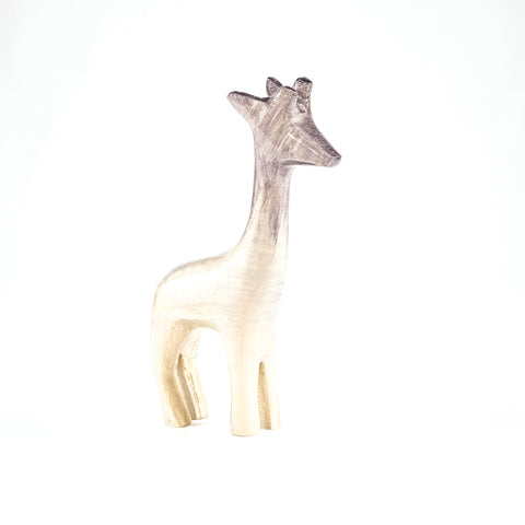 Brushed Silver Giraffe Large 15 cm (Trade min 4 / Retail min 1)