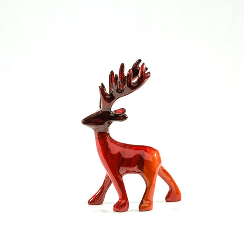 Brushed Red Stag Large 14 cm (Trade min 4 / Retail min 1)