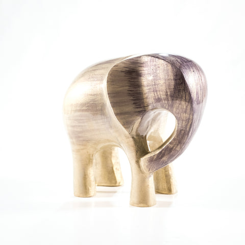 Brushed Silver Elephant XL 12 cm (Trade min 2 / Retail min 1)