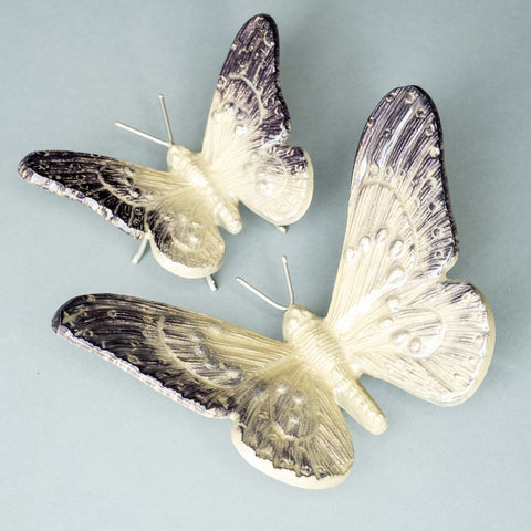 Brushed Silver Butterfly Large (Trade min 4 / Retail min 1)