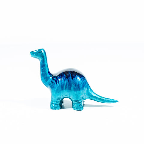 Brushed Aqua Nessie Dinosaur Medium 10 cm (Trade min 4 / Retail min 1)