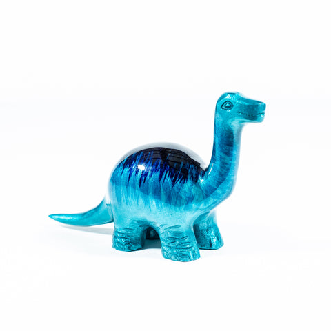 Brushed Aqua Nessie Dinosaur Large 13 cm (Trade min 4 / Retail min 1)