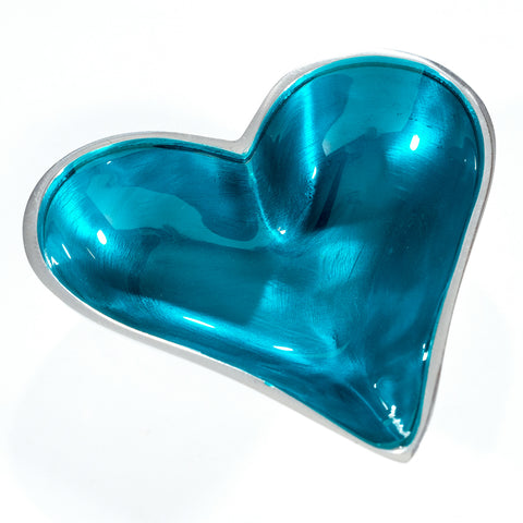 Aqua Heart Dish Small (Trade min 4 / Retail min 1)