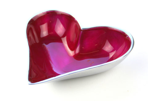 Pink Heart Dish Small (Trade min 4 / Retail min 1)