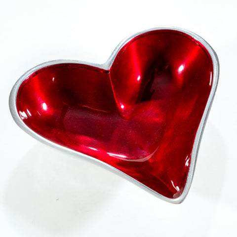 Red Heart Dish Small  (Trade min 4 / Retail min 1)