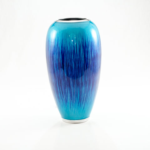 Brushed Aqua Vase (Trade min 4 / Retail min 1)