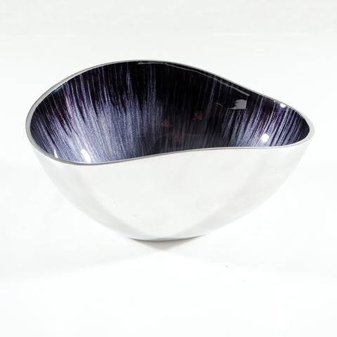 Brushed Black Oval Bowl Large (Trade min 4 / Retail min 1)