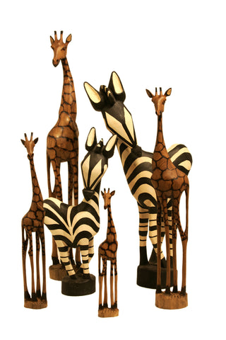 Hand Carved Wooden Animals