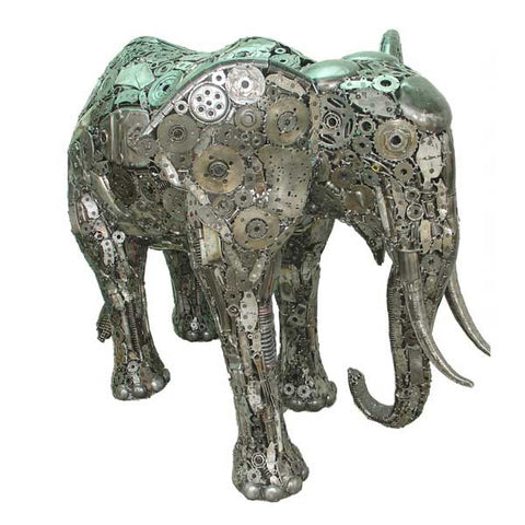 Recycled Car Part Sculptures