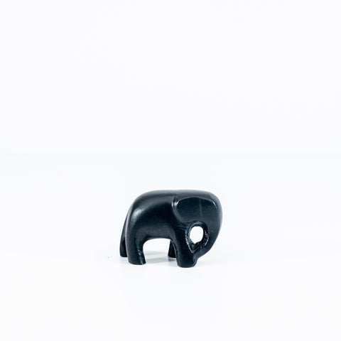 Matt Black Elephant Small 5 cm (Trade min 4 / Retail min 1) (***IN STOCK - MARCH 2024***)