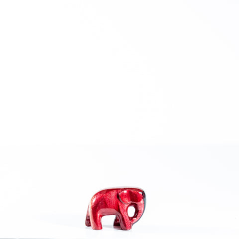 Brushed Red Elephant Small 5 cm (Trade min 4 / Retail min 1)