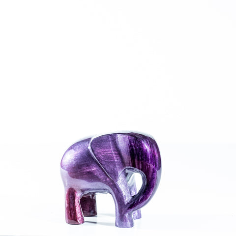Brushed Purple Elephant Large 9 cm (Trade min 4 / Retail min 1)