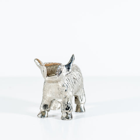 Silver Highland Cow Large 8.5 cm (Trade min 4 / Retail min 1) (***IN STOCK - MARCH 2024***)