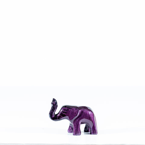 Brushed Purple Elephant Trunk Up Small 6 cm (Trade min 4 / Retail min 1)