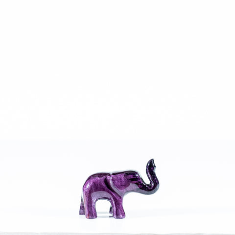 Brushed Purple Elephant Trunk Up Small 6 cm (Trade min 4 / Retail min 1)