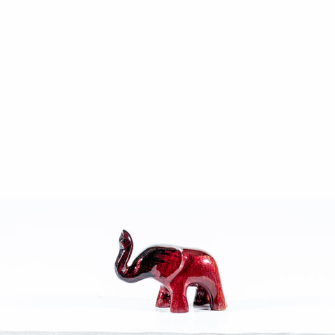 Brushed Red Elephant Trunk Up Small 6 cm (Trade min 4 / Retail min 1)