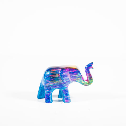 🎆DUE IN MARCH '26 - PRE-ORDER NOW 🎆 - Rainbow Elephant Trunk Up Medium 9 cm (Trade min 4 / Retail min 1)