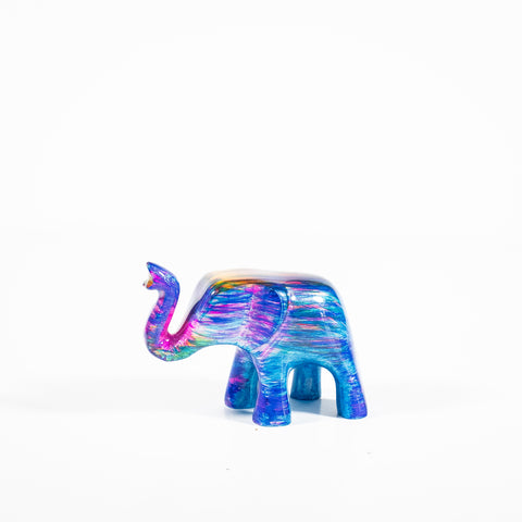 🎆DUE IN MARCH '26 - PRE-ORDER NOW 🎆 - Rainbow Elephant Trunk Up Medium 9 cm (Trade min 4 / Retail min 1)