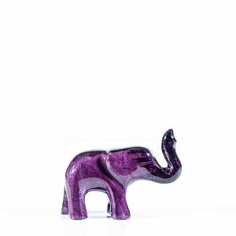 Brushed Purple Elephant Trunk Up Medium 9 cm (Trade min 4 / Retail min 1)