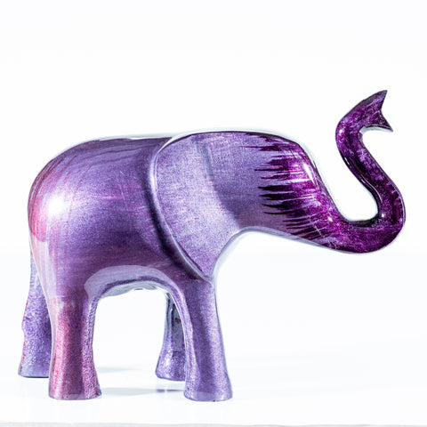 Brushed Purple Elephant Trunk Up XL 17 cm (Trade min 2 / Retail min 1)