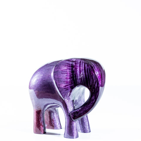 Brushed Purple Elephant XL 12 cm (Trade min 2 / Retail min 1)