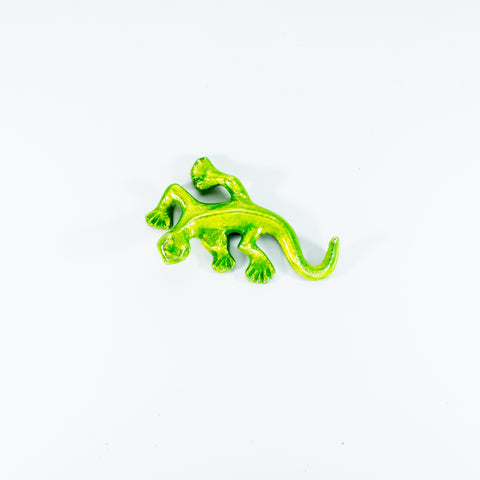 Glitter Lime Gecko Small 12 cm (Trade min 4 / Retail min 1) (SPECIAL OFFER)