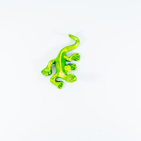 Glitter Lime Gecko Small 12 cm (Trade min 4 / Retail min 1) (SPECIAL OFFER)
