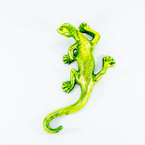 Glitter Lime Gecko Large 23 cm (Trade min 4 / Retail min 1) (***IN STOCK - MARCH 2024***)