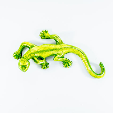 Glitter Lime Gecko Large 23 cm (Trade min 4 / Retail min 1) (***IN STOCK - MARCH 2024***)