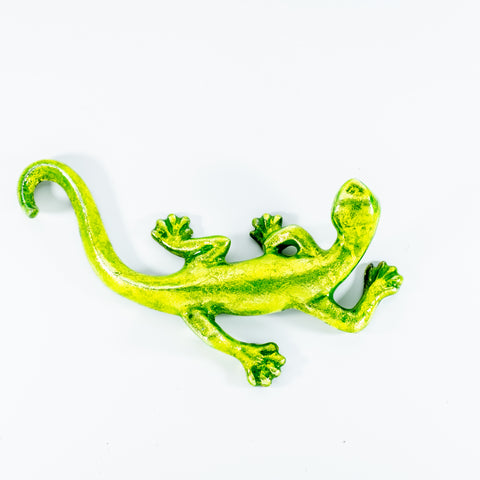 Glitter Lime Gecko Large 23 cm (Trade min 4 / Retail min 1) (***IN STOCK - MARCH 2024***)