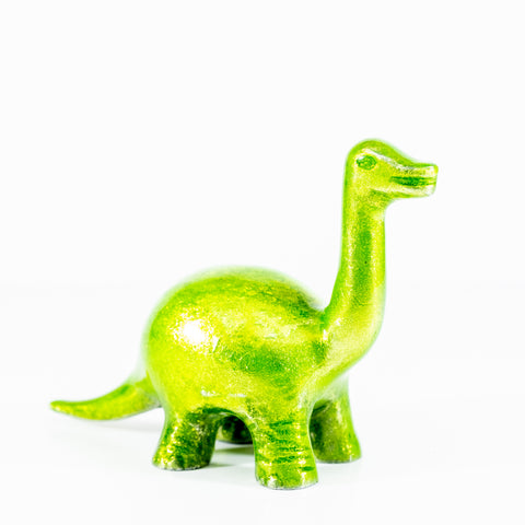 Glitter Lime Nessie Dinosaur XL 16 cm (Trade min 4 / Retail min 1)