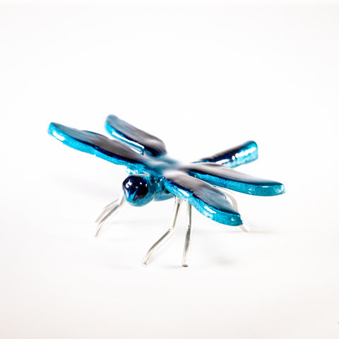 Brushed Aqua Dragonfly Small (Trade min 4 / Retail min 1)