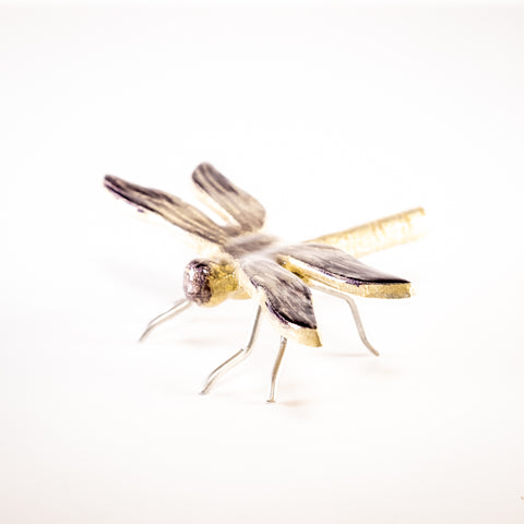 Brushed Silver Dragonfly Small (Trade min 4 / Retail min 1)