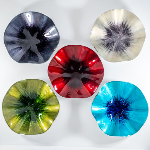 Brushed Black Poppy Bowl Medium (Trade min 4 / Retail min 1)