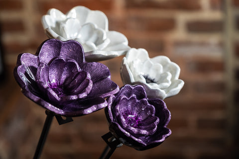 Purple Poppy Small 7 cm (Trade min 4 / Retail min 1)