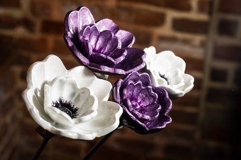 Purple Poppy Small 7 cm (Trade min 4 / Retail min 1)