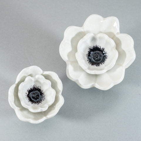 White Poppy Large 10 cm (Trade min 4 / Retail min 1) (***IN STOCK - MARCH 2024***)