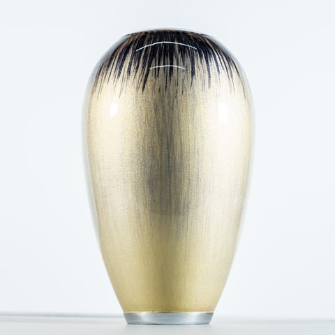 Brushed Silver Vase 18 cm (Trade min 4 / Retail min 1)  (***IN STOCK - MARCH 2024***)