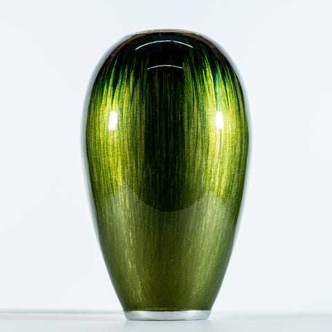 Brushed Green Vase 18 cm (Trade min 4 / Retail min 1)