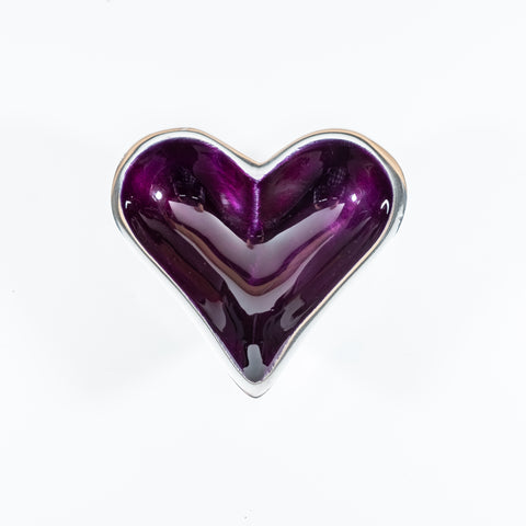 Purple Heart Dish XS 10 cm (Trade min 4 / Retail min 1)  (***IN STOCK - MARCH 2024***)