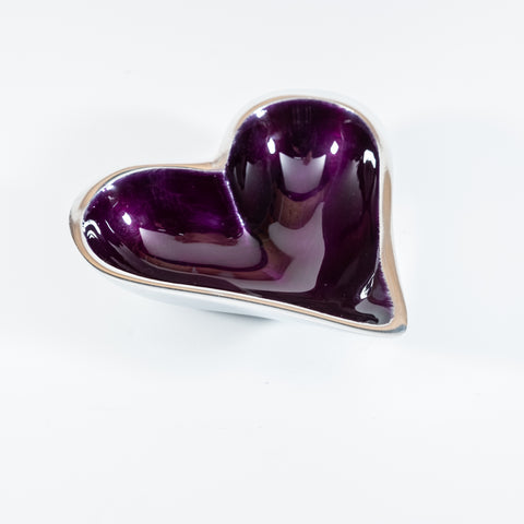 Purple Heart Dish XS 10 cm (Trade min 4 / Retail min 1)