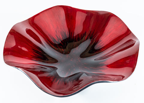 ❤️NEW PRODUCT - DUE IN MARCH 26 - PREORDER NOW❤️Brushed Red Poppy Bowl Large (Trade min 4 / Retail min 1)