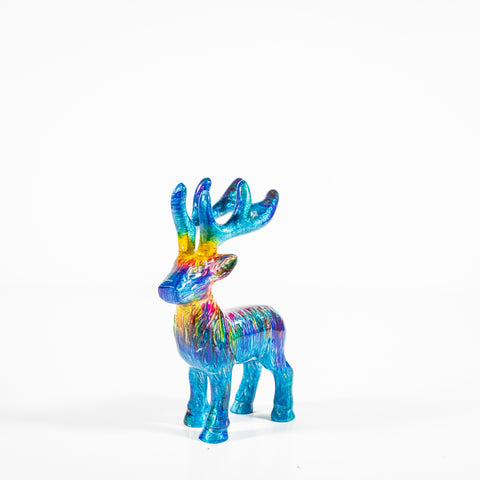 Rainbow Highland Stag Medium 14 cm (Trade min 4 / Retail min 1) - PREORDER NOW FOR MARCH DELIVERY