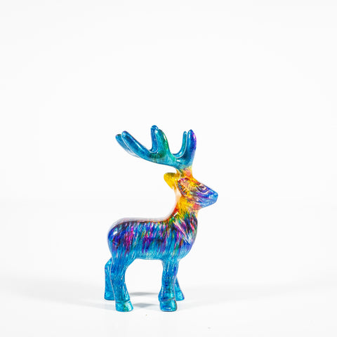 Rainbow Highland Stag Medium 14 cm (Trade min 4 / Retail min 1) - PREORDER NOW FOR MARCH DELIVERY