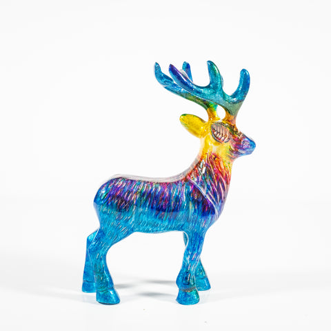 Rainbow Highland Stag Large 19 cm (Trade min 4 / Retail min 1) PREORDER NOW FOR APRIL DELIVERY